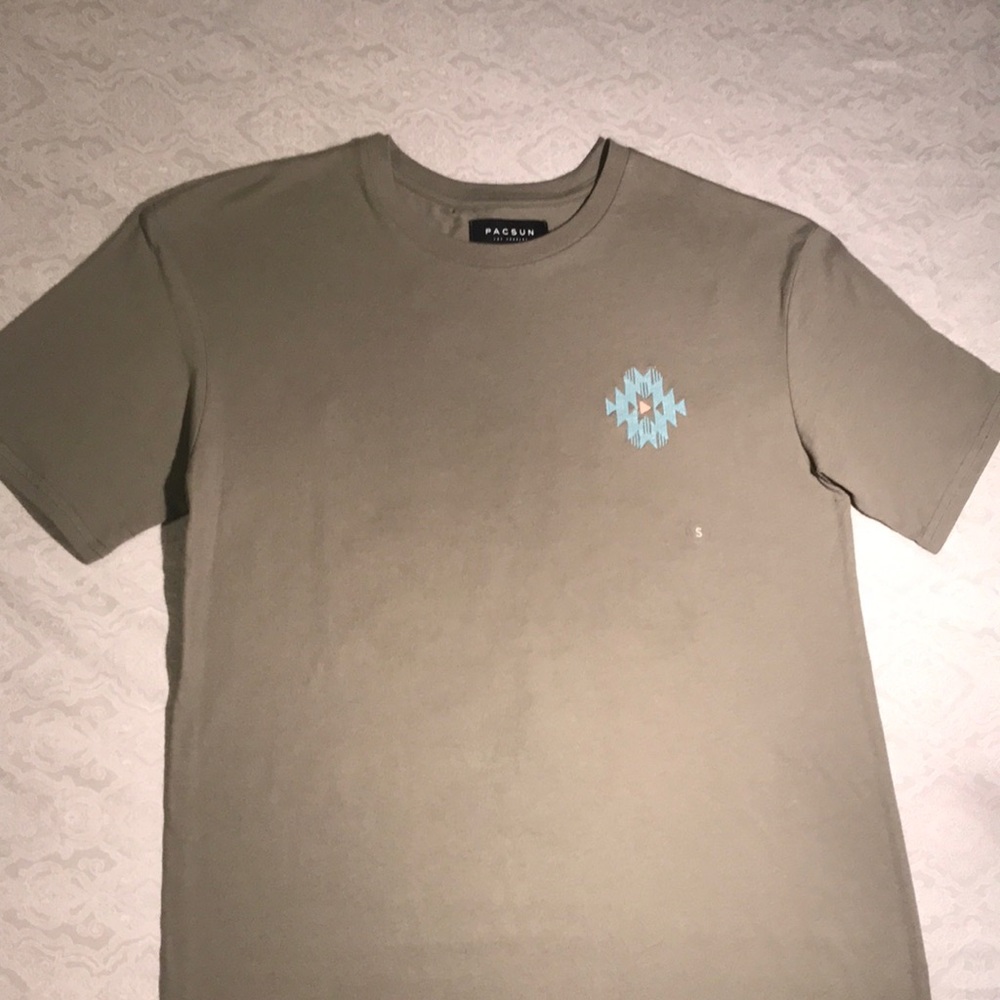 Men’s Army Green Aztec PacSun Shirt